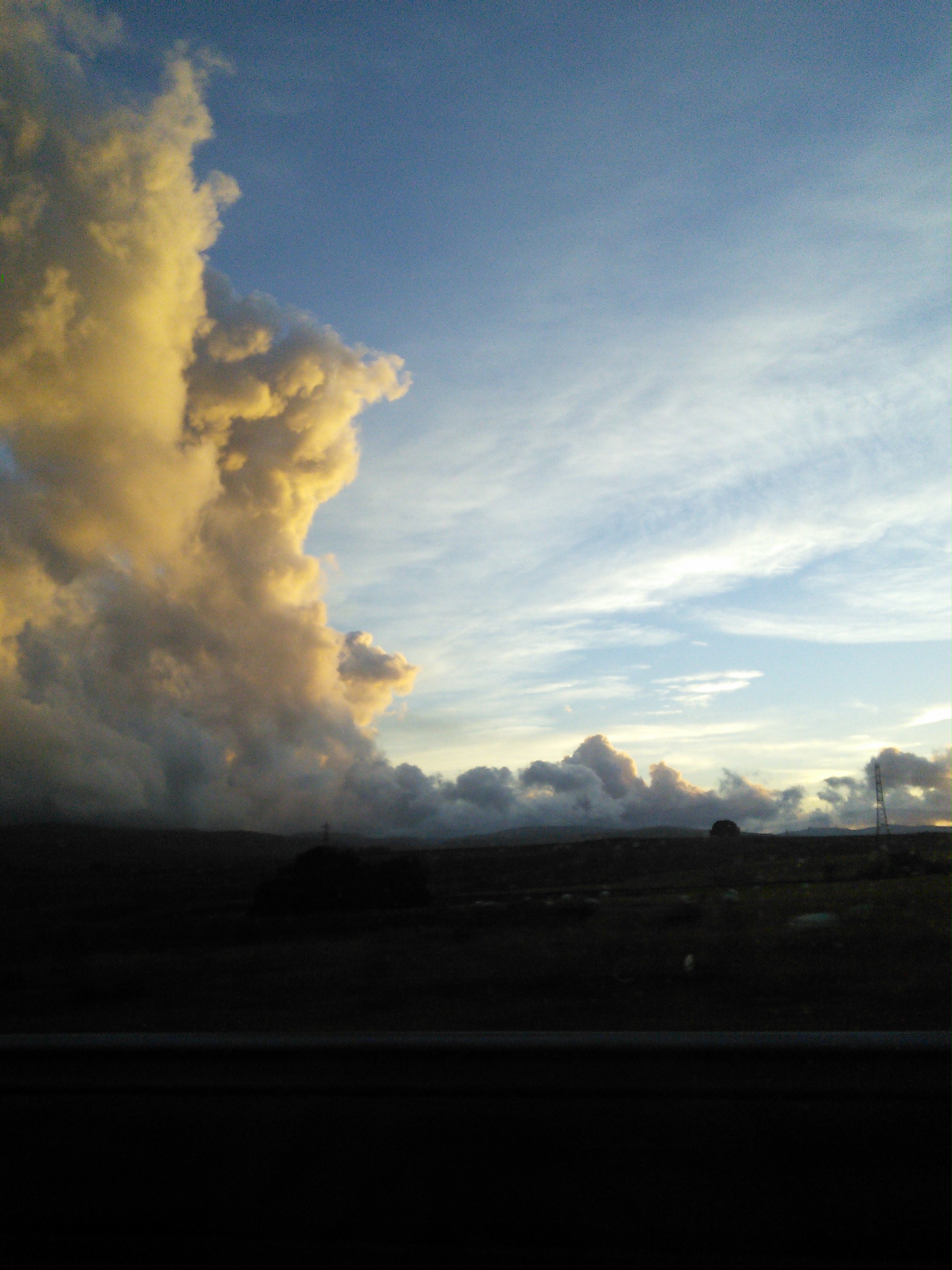 Cloud across the sky